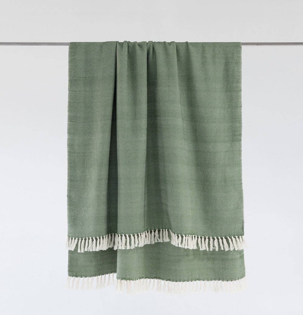Mechot Handwoven Ethiopian Cotton Throw Blanket