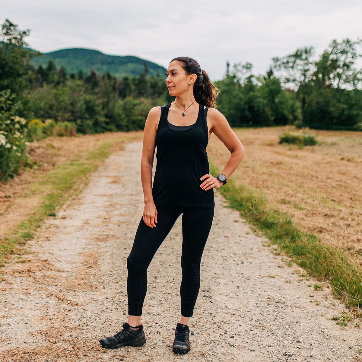 Microweight Women's Wool Racerback Tank Top - Woolverino