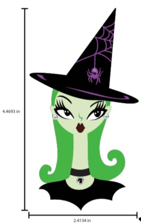 Hex Appeal Spooky Doll Brooch by Miss Fluff x Lipstick & Chrome