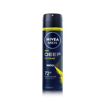 NIVEA MEN Deep Sport MaxxTech 72h Antiperspirant Spray, 150ml