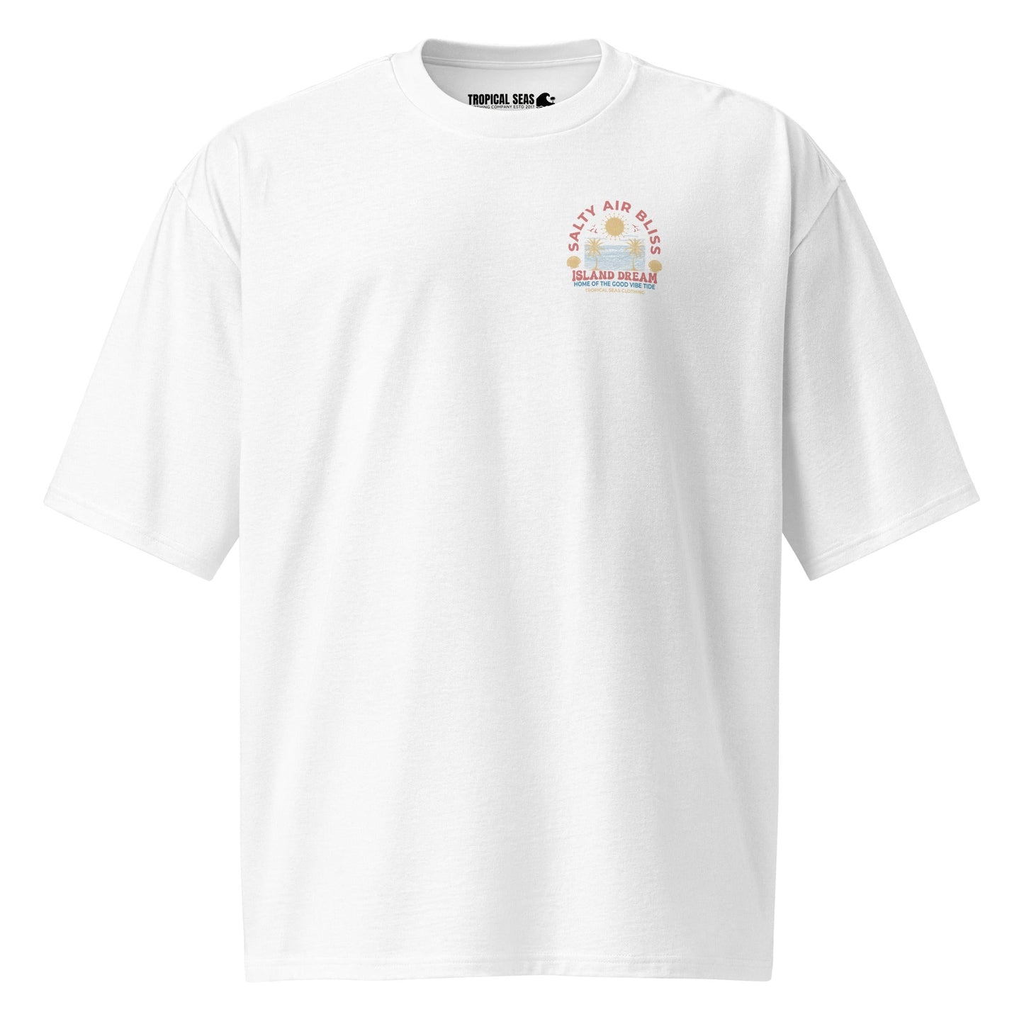 Salty Air Bliss Oversized Heavyweight T-Shirt – Premium Island-Inspired Streetwear Essential