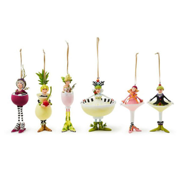 Patience Brewster Mini RED WINE Cocktail Ornament