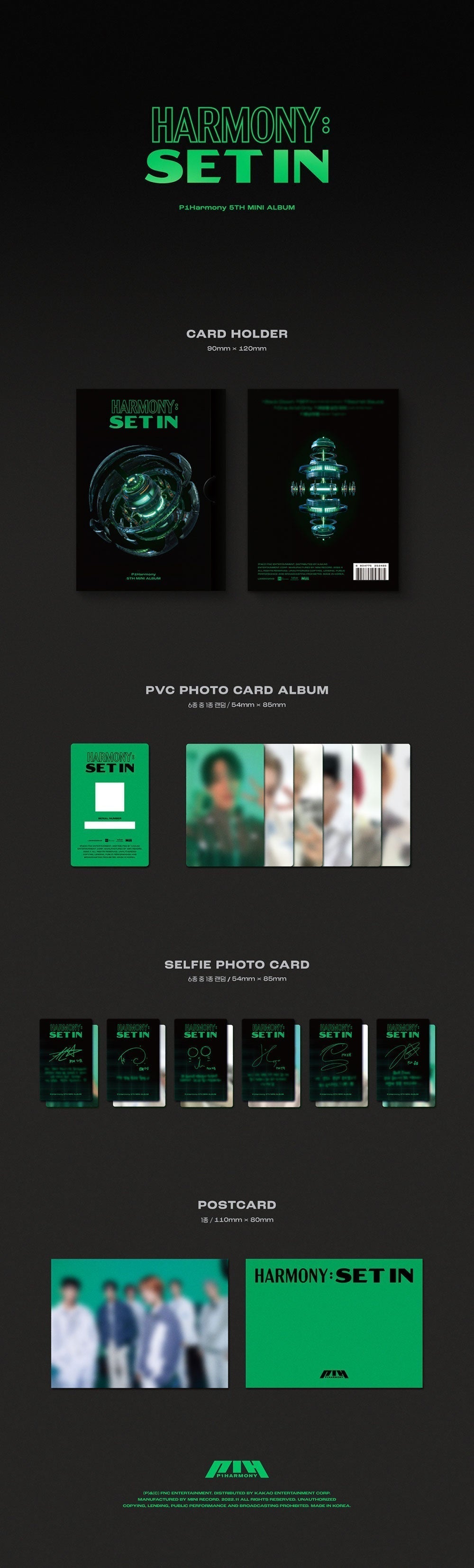 P1Harmony - Harmony Set In 5th Mini Album (Platform Ver.)