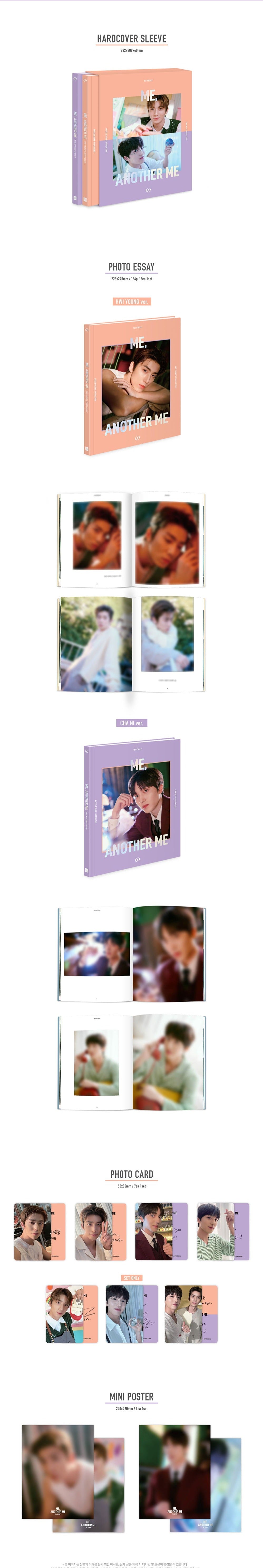 SF9 Hwi Young & Cha Ni's Photo Essay Set - Me, Another Me