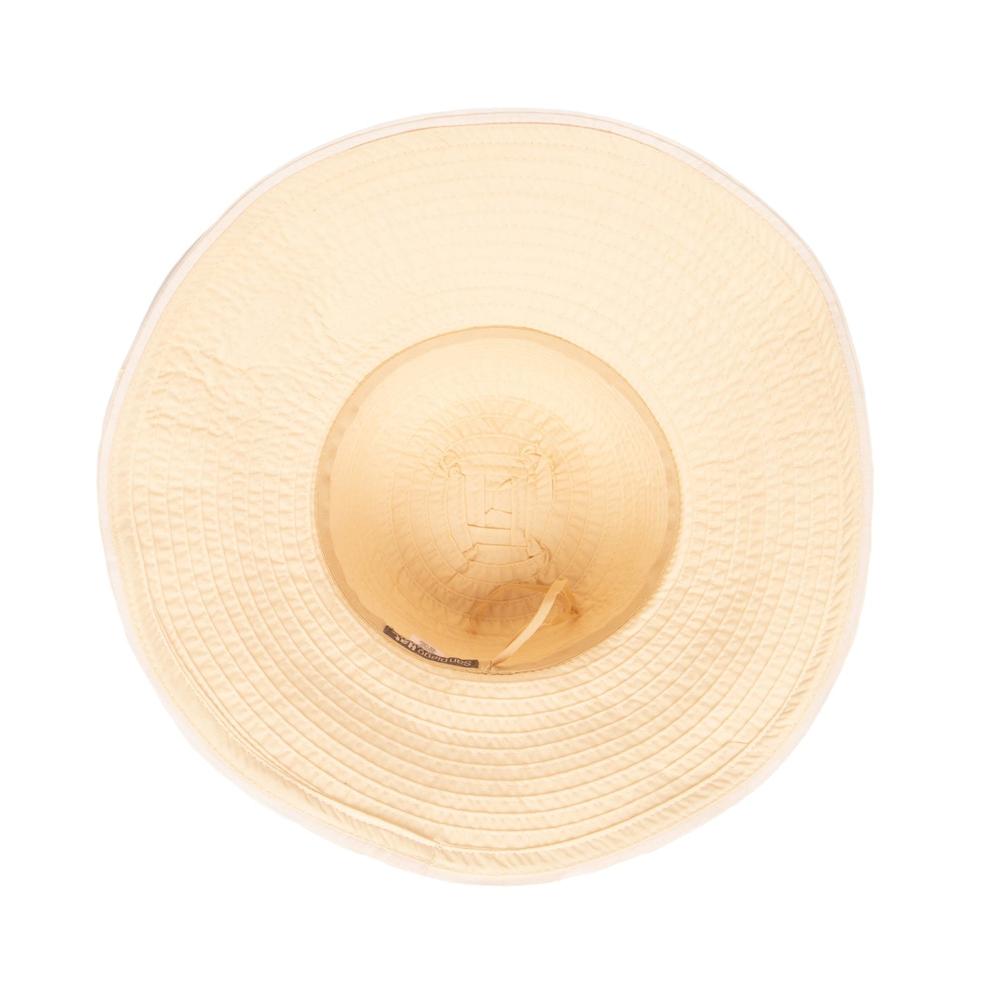 Women's Raw Edge Ribbon Sun Hat