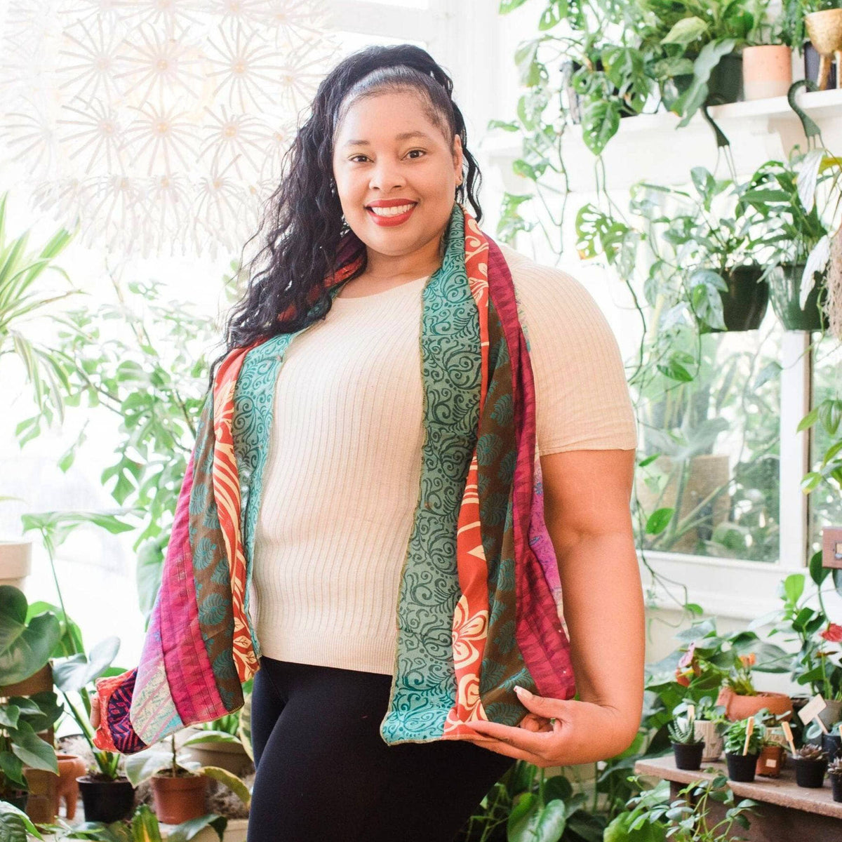 Reclaimed Sari Medley Scarf - Osadia Concept Store