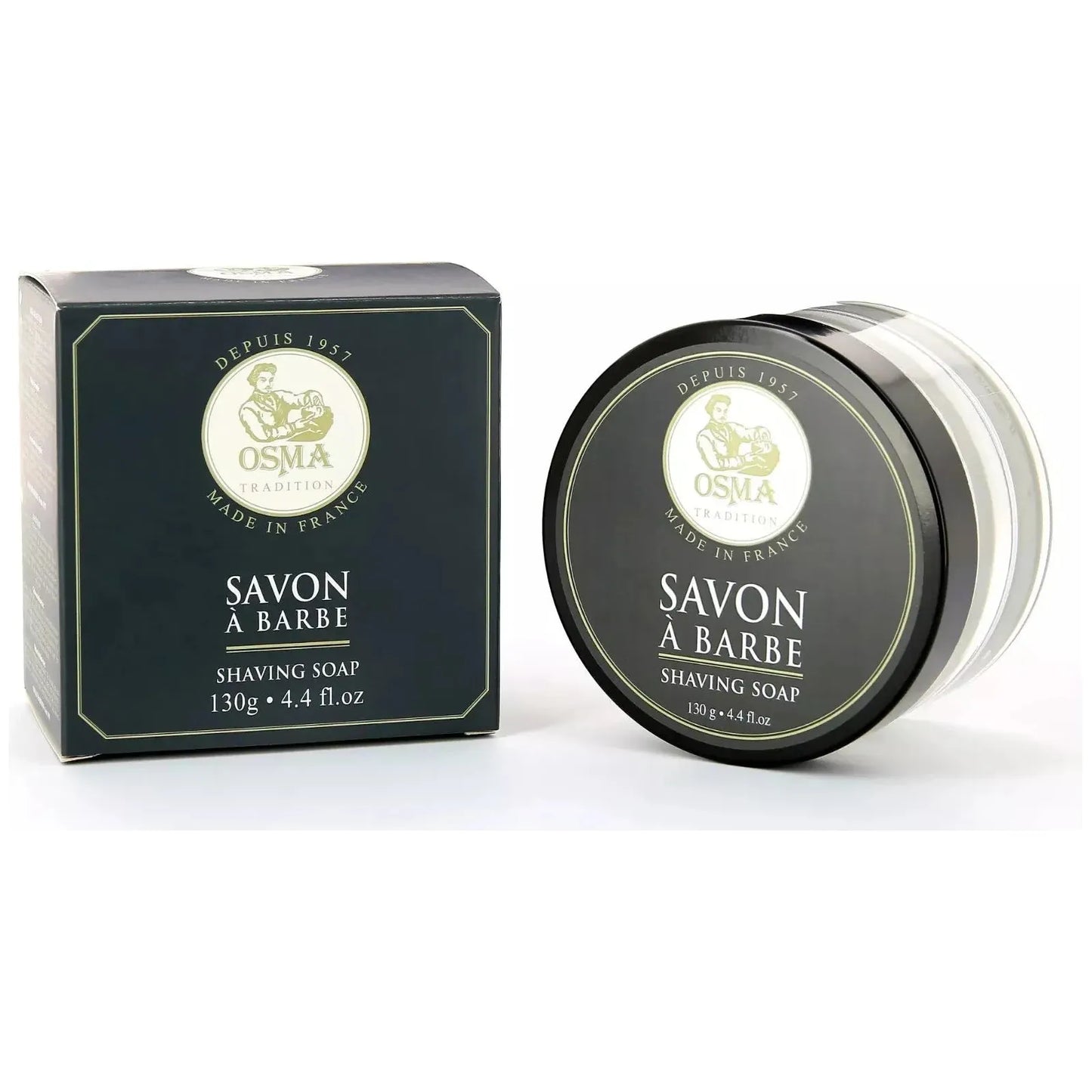 Osma Shea Butter & Vegetable Oils Anniversary Edition Shaving Soap In Glass Jar 130ml