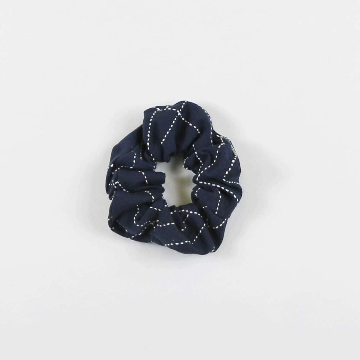 Kantha Scrunchie | Navy