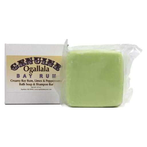 Ogallala Bay Rum, Limes & Peppercorns Creamy Soap & Shampoo Bar 4.5 Oz