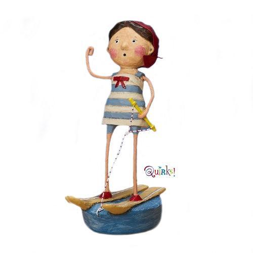 Ski Babe Figurine by Lori Mitchell