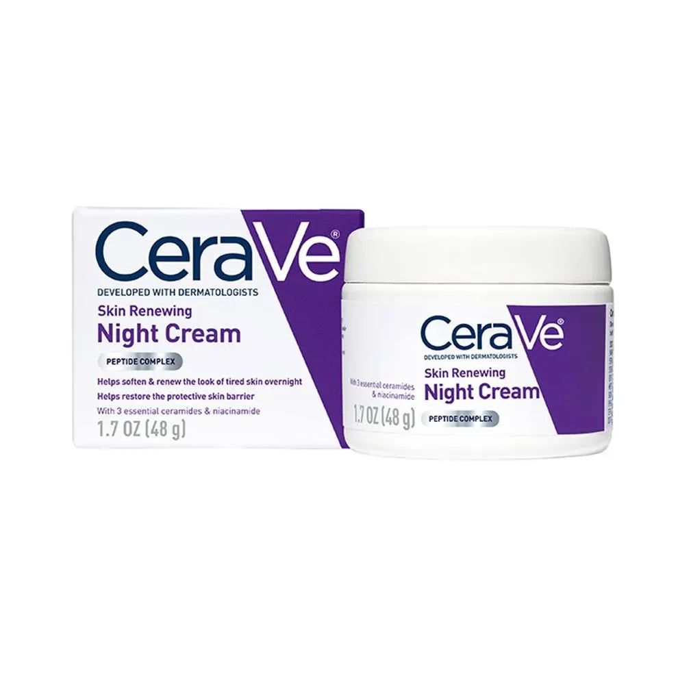 CERAVE SKIN RENEWING NIGHT CREAM, 1.7 OZ