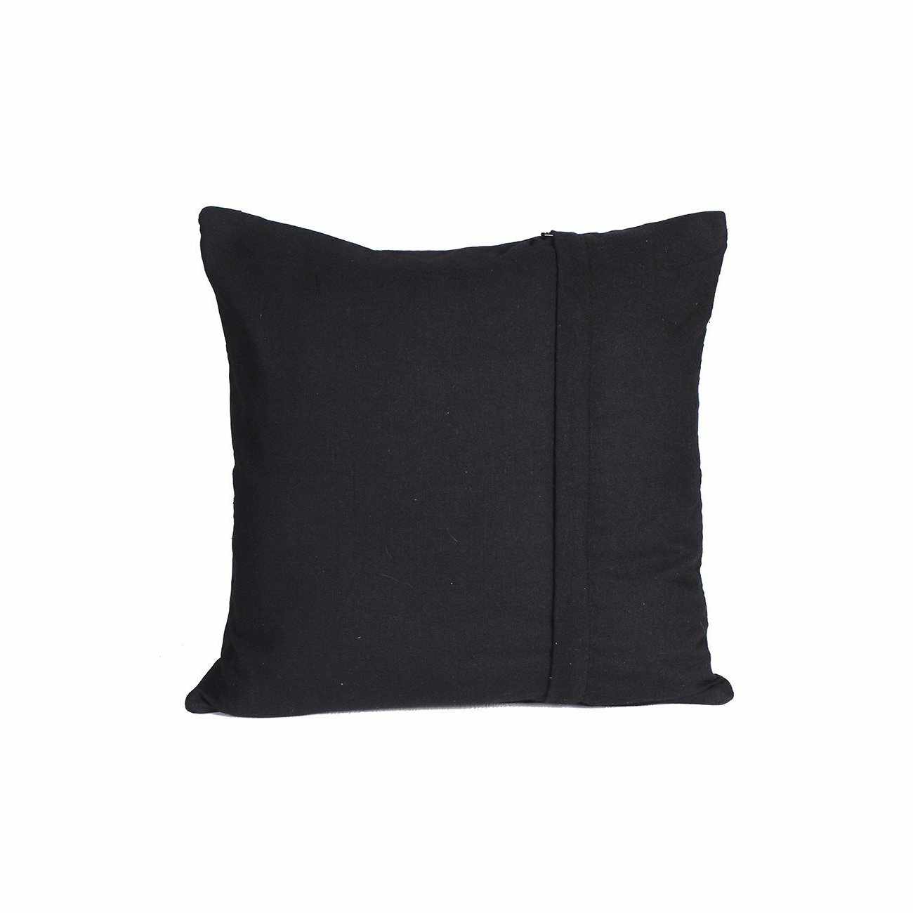 Skull Embroidered Pillow Cover - Thailand