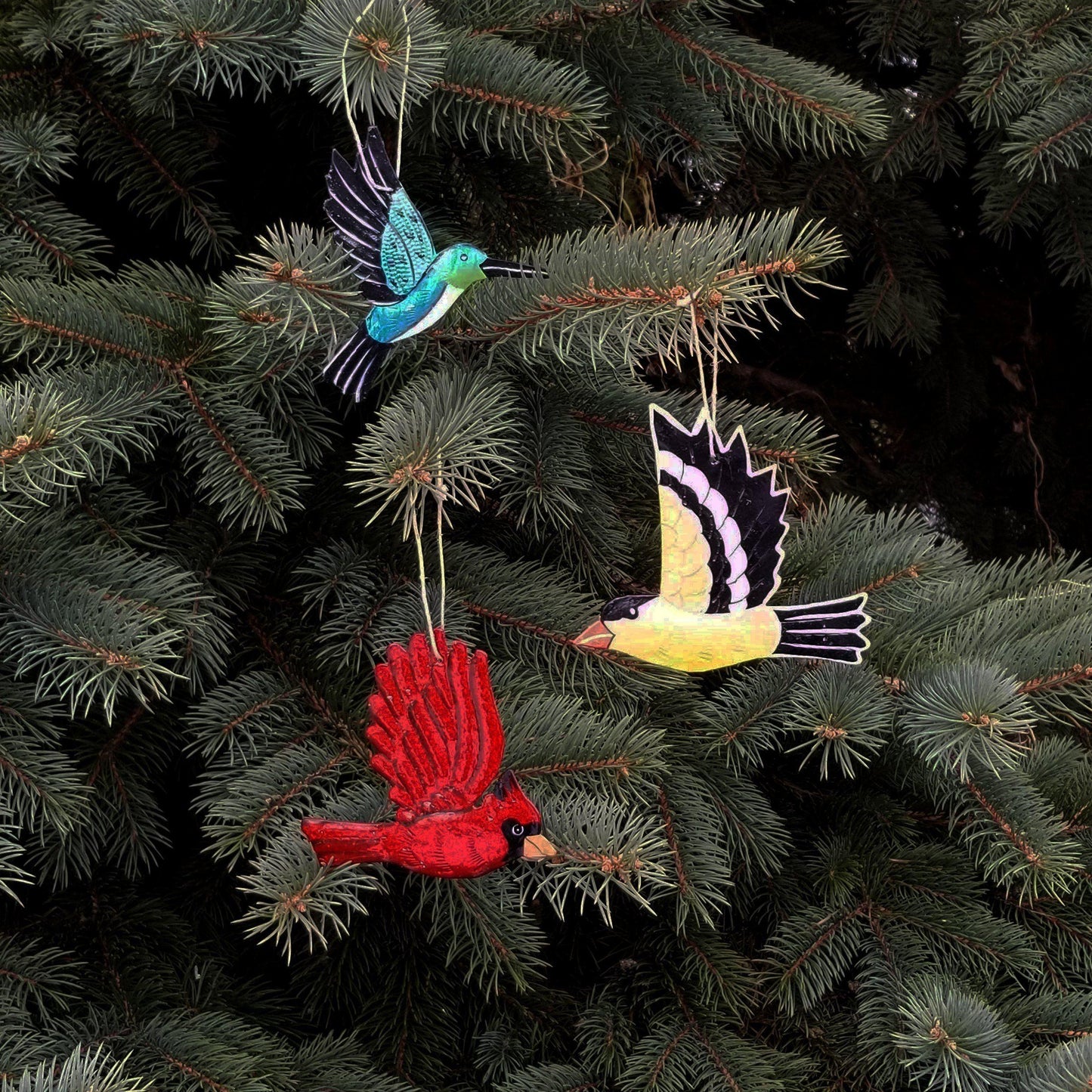 Summer Birds Ornaments