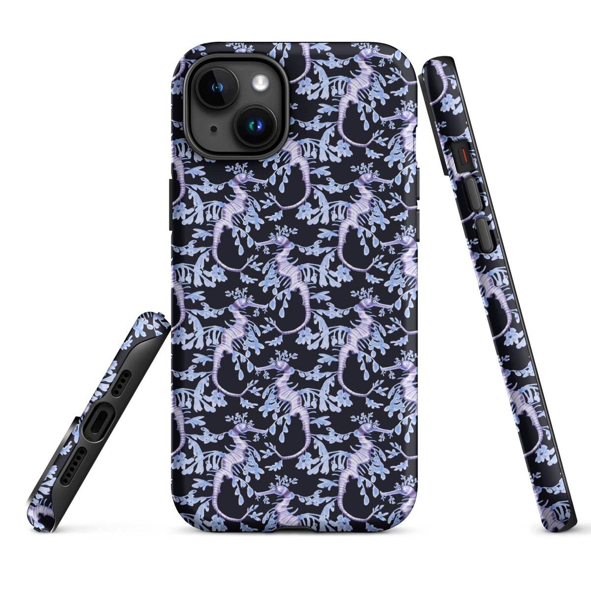 Purple Sea Dragons at Night Tough Case for iPhone®