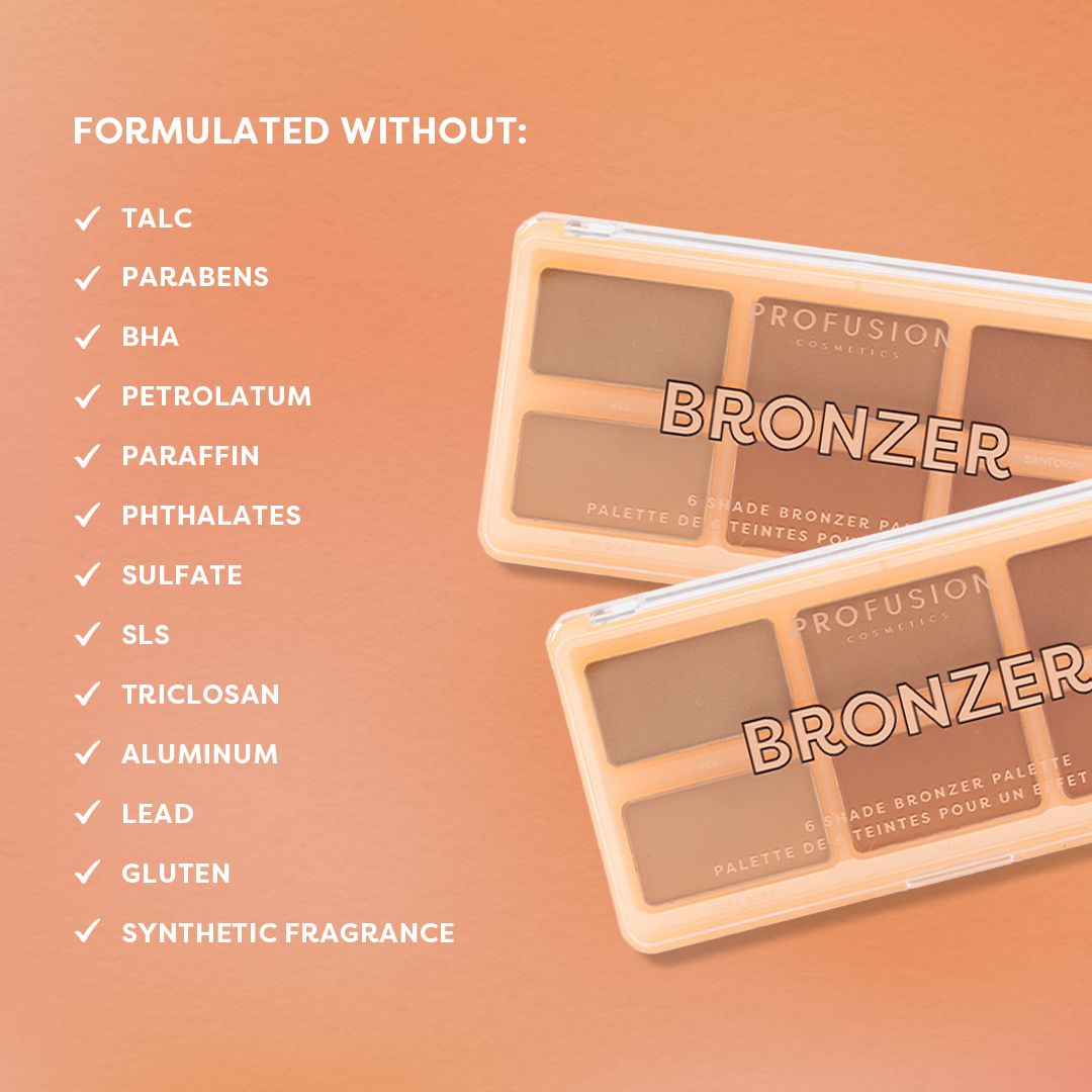 Bronzer 6 Shade Face Palette - Osadia Concept Store