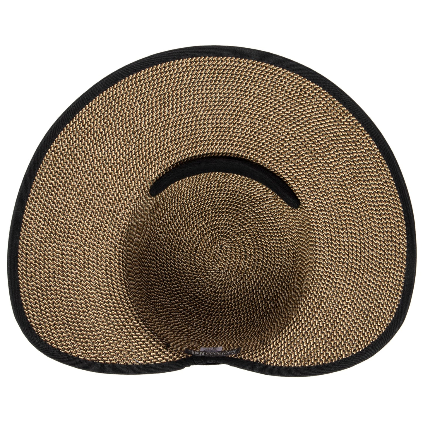 Women's Ultrabraid Round Crown Face Saver Sun Hat with Grosgrain Ribbon and Velcro Back Closure