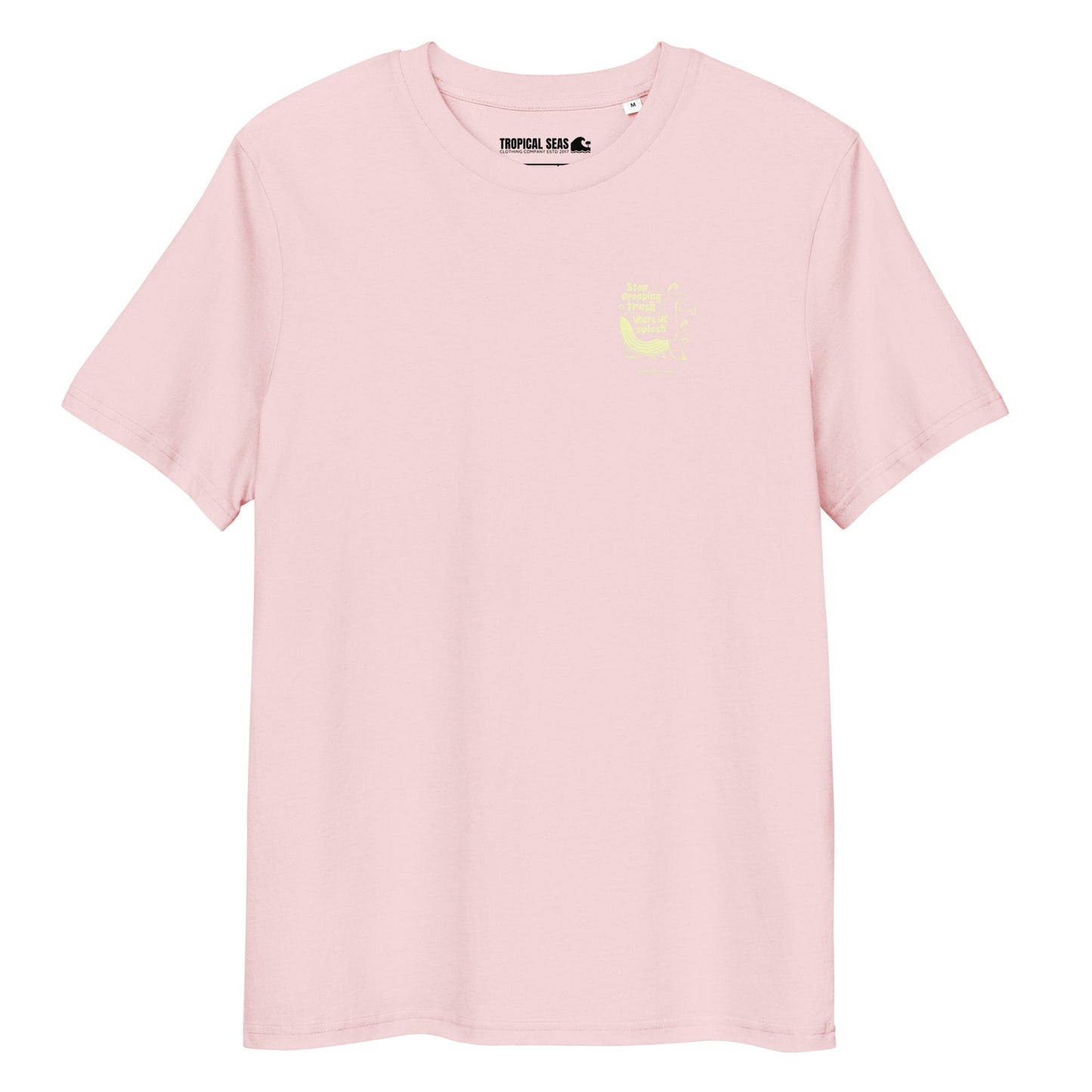 Whale Trash Splash organic cotton t-shirt