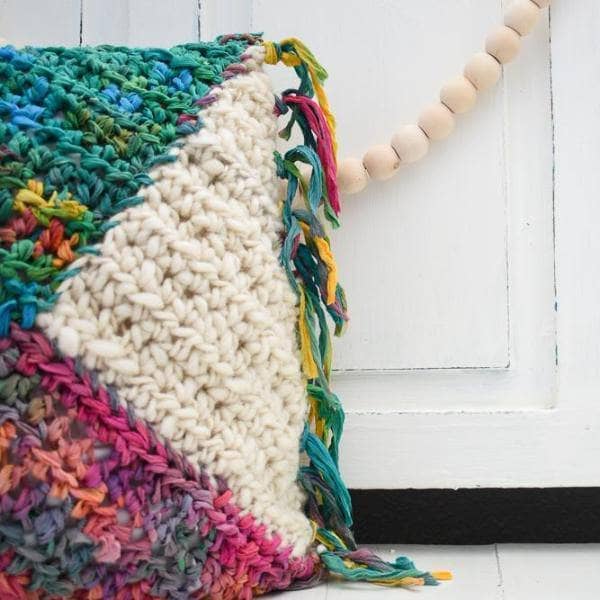 Watercolor Pillow Crochet Kit