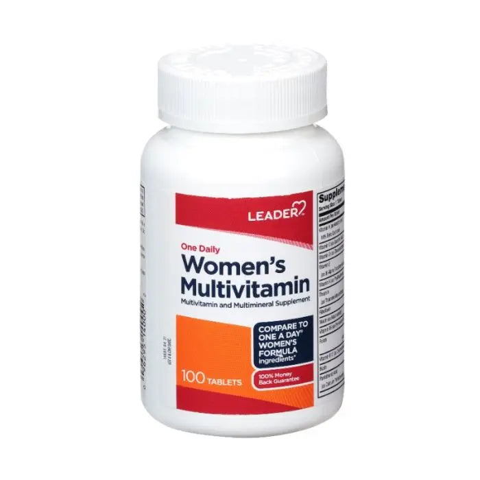 LEADER# WOMEN'S MULTIVITAMIN TABLETS 100 CT