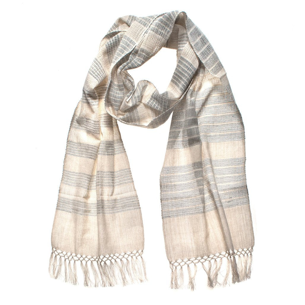 GAUZY RECYCLED THREAD SCARF - Osadia Concept Store