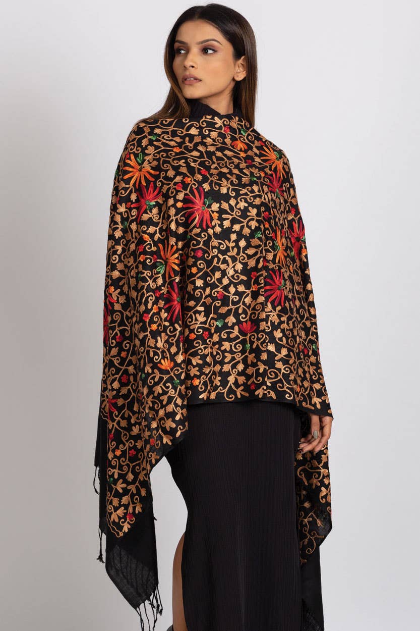 Kamal Embroidered Shawl - Osadia Concept Store