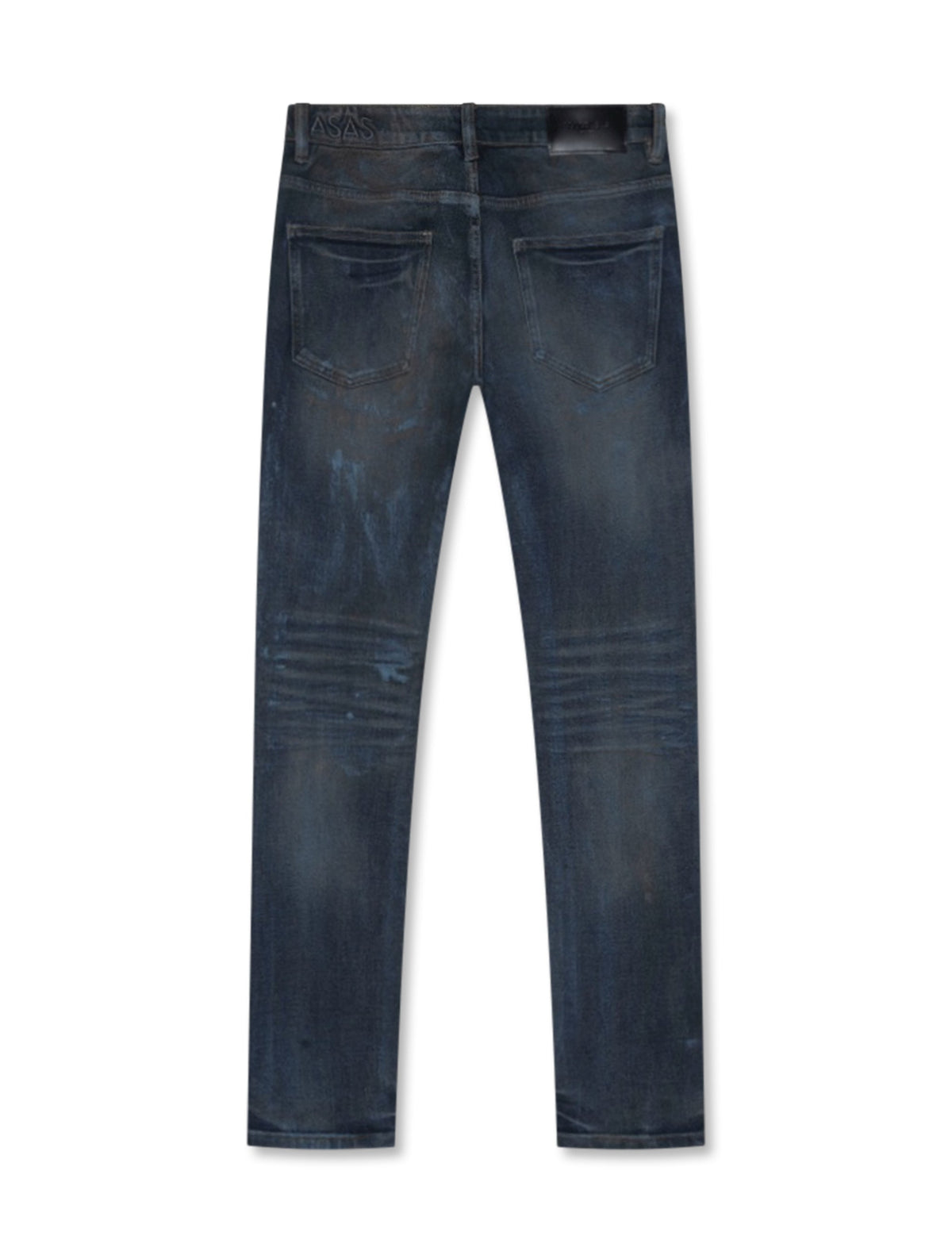 Valabasas Mr. Flex Stretch Skinny Jeans - Dark Blue Waxed