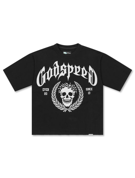 Godspeed Victor Crest Boxy Tee - Black