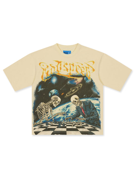 Godspeed Checkmate II Boxy Tee - Bone
