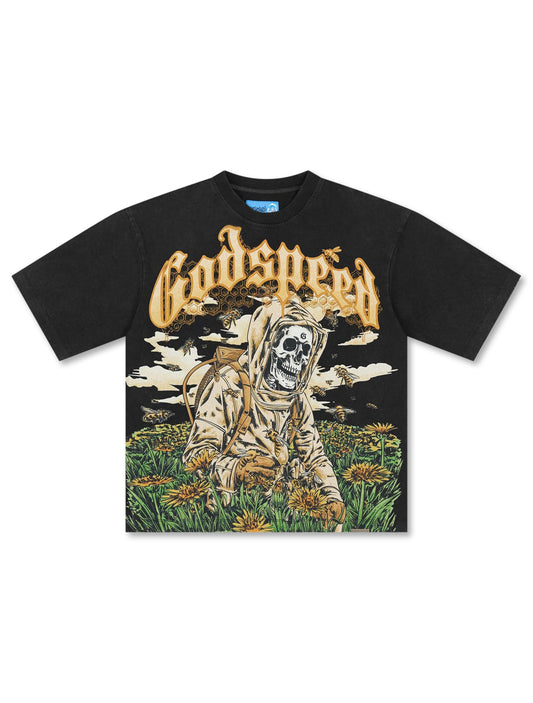 Godspeed Save the Bees II Boxy Tee - Black