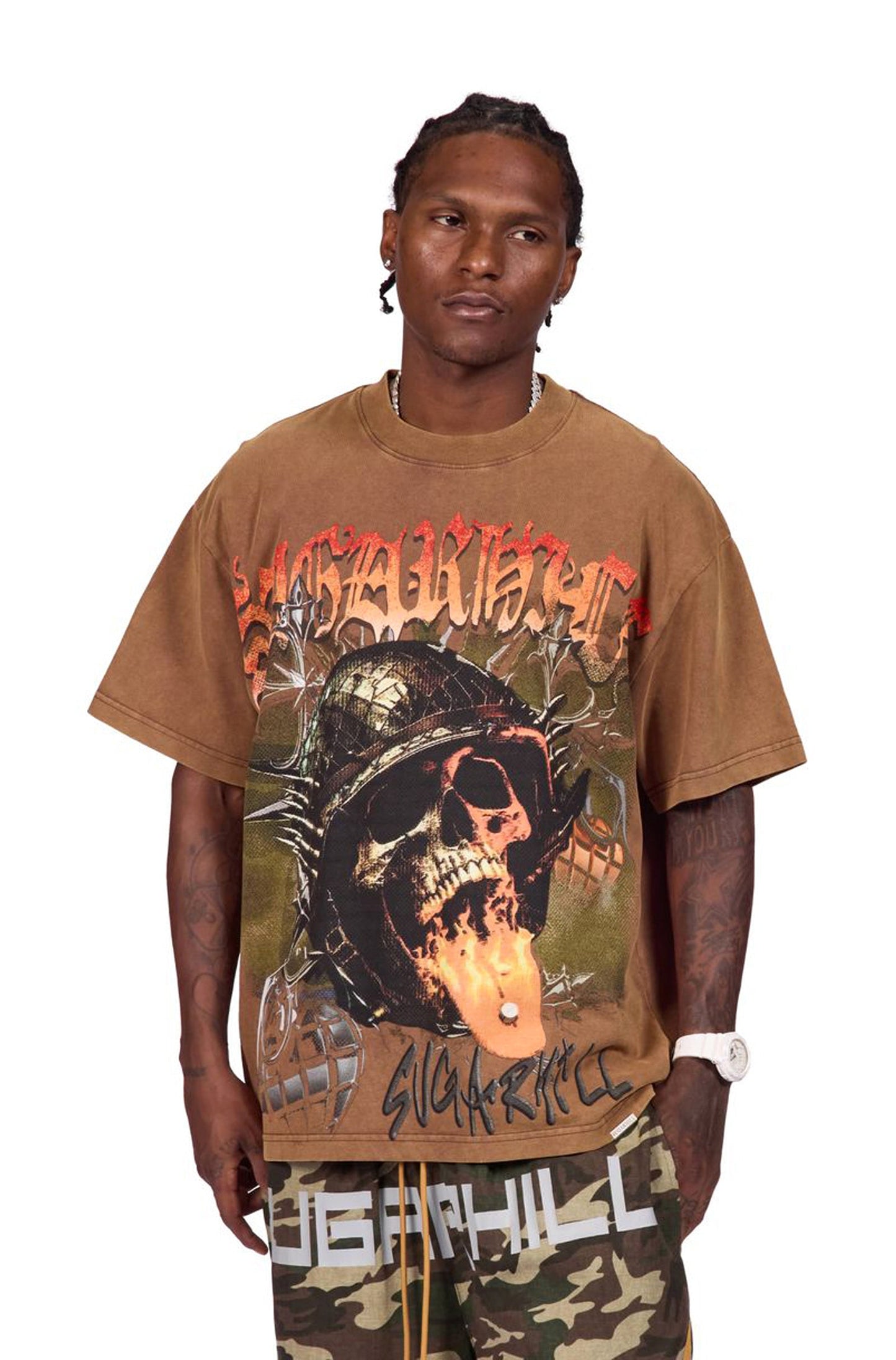 Sugarhill Platoon Tee - Brown