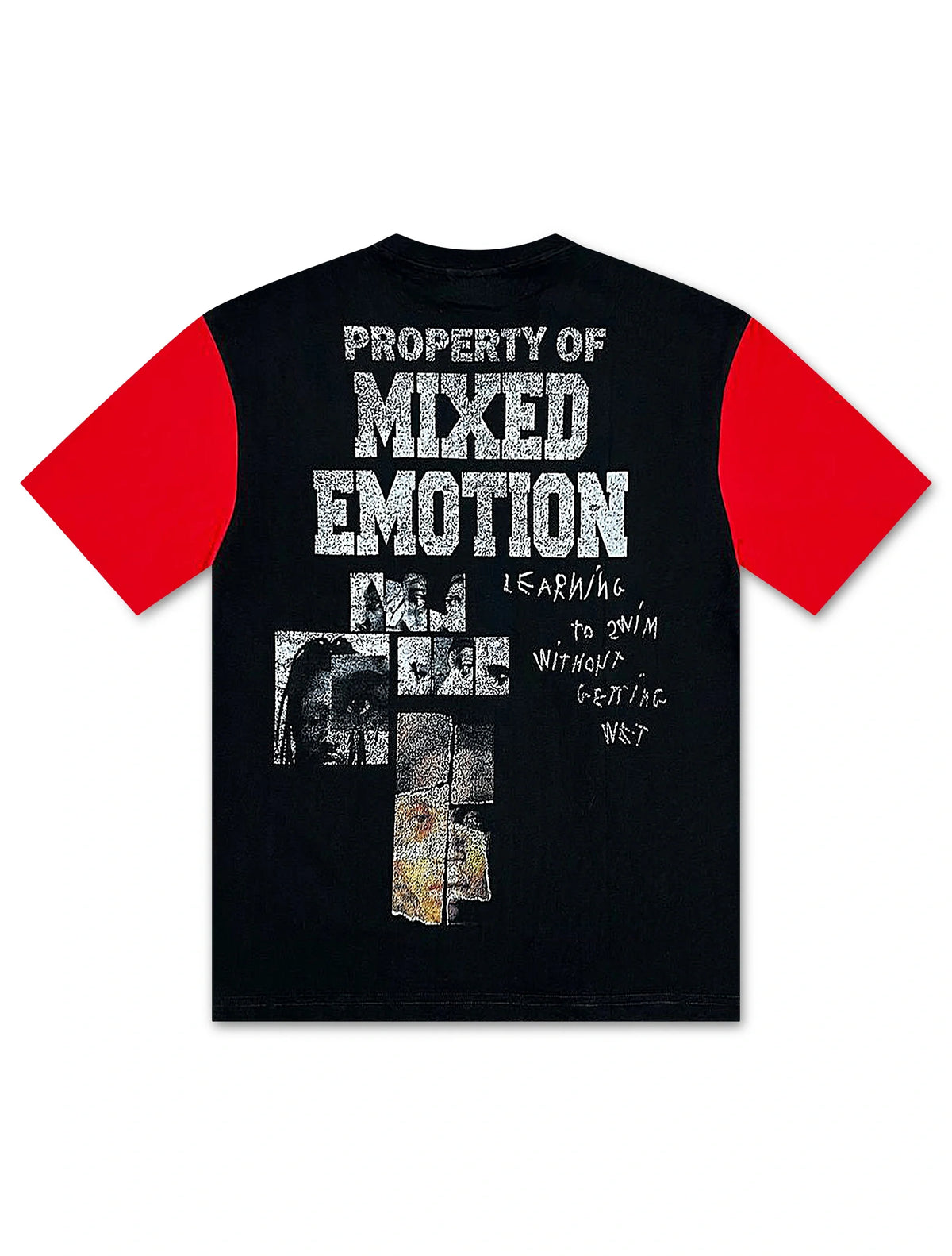 Mixed Emotion Fracture Tee - Black/Red