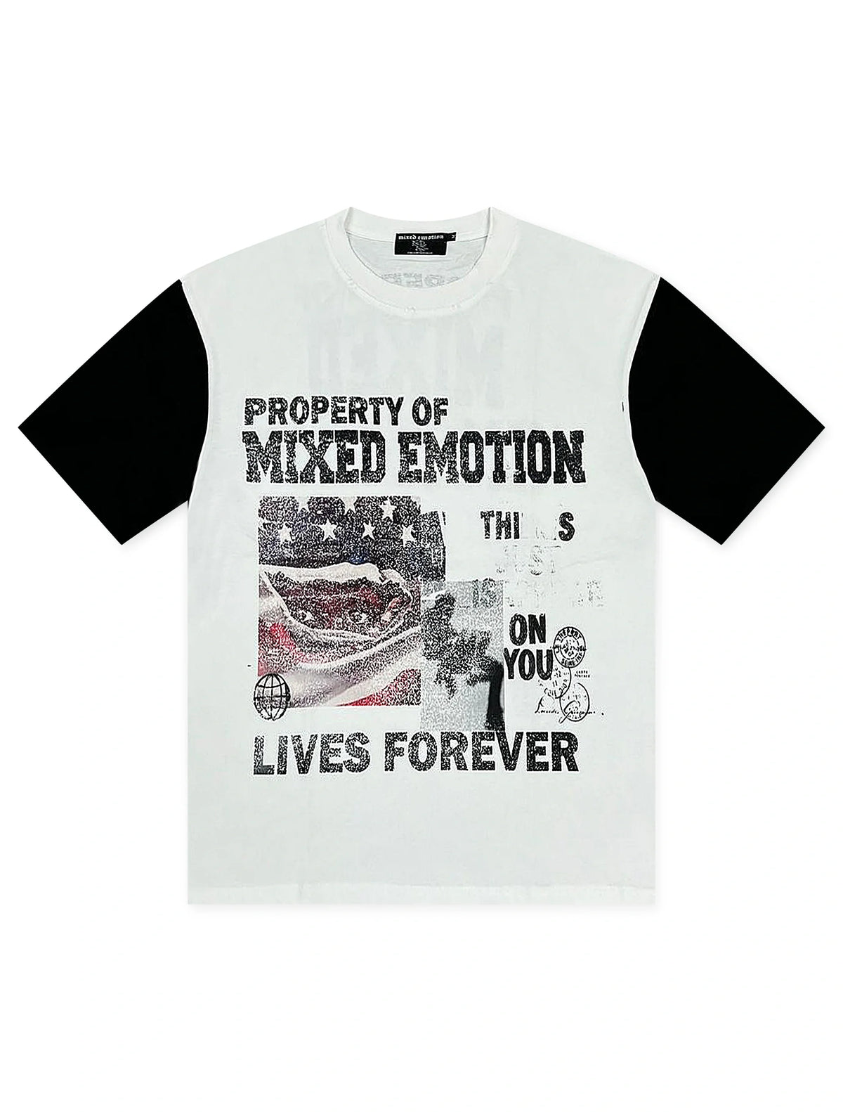 Mixed Emotion Property Tee - White