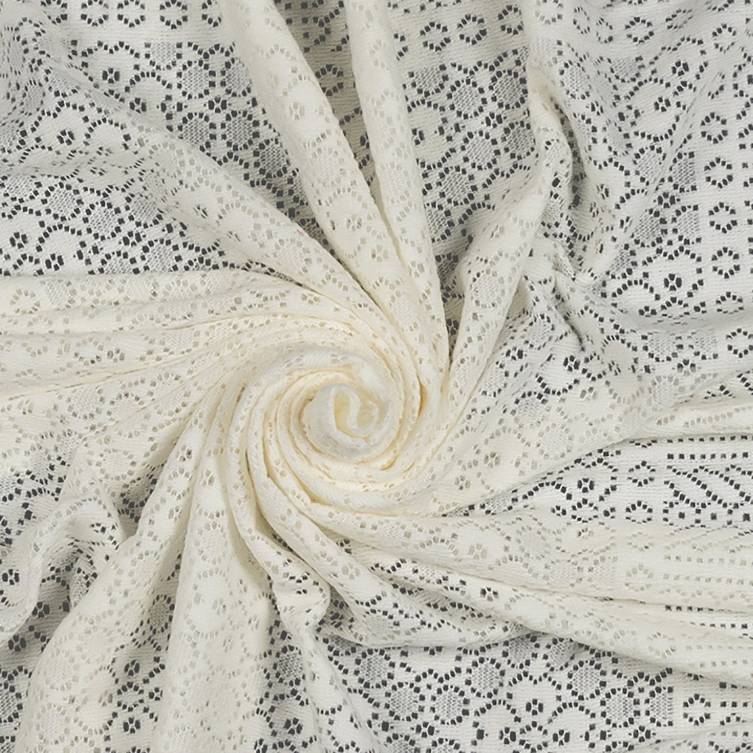 Southampton Home Lace Weave Baby Shawl ~ Ivory ~ - Osadia Concept Store