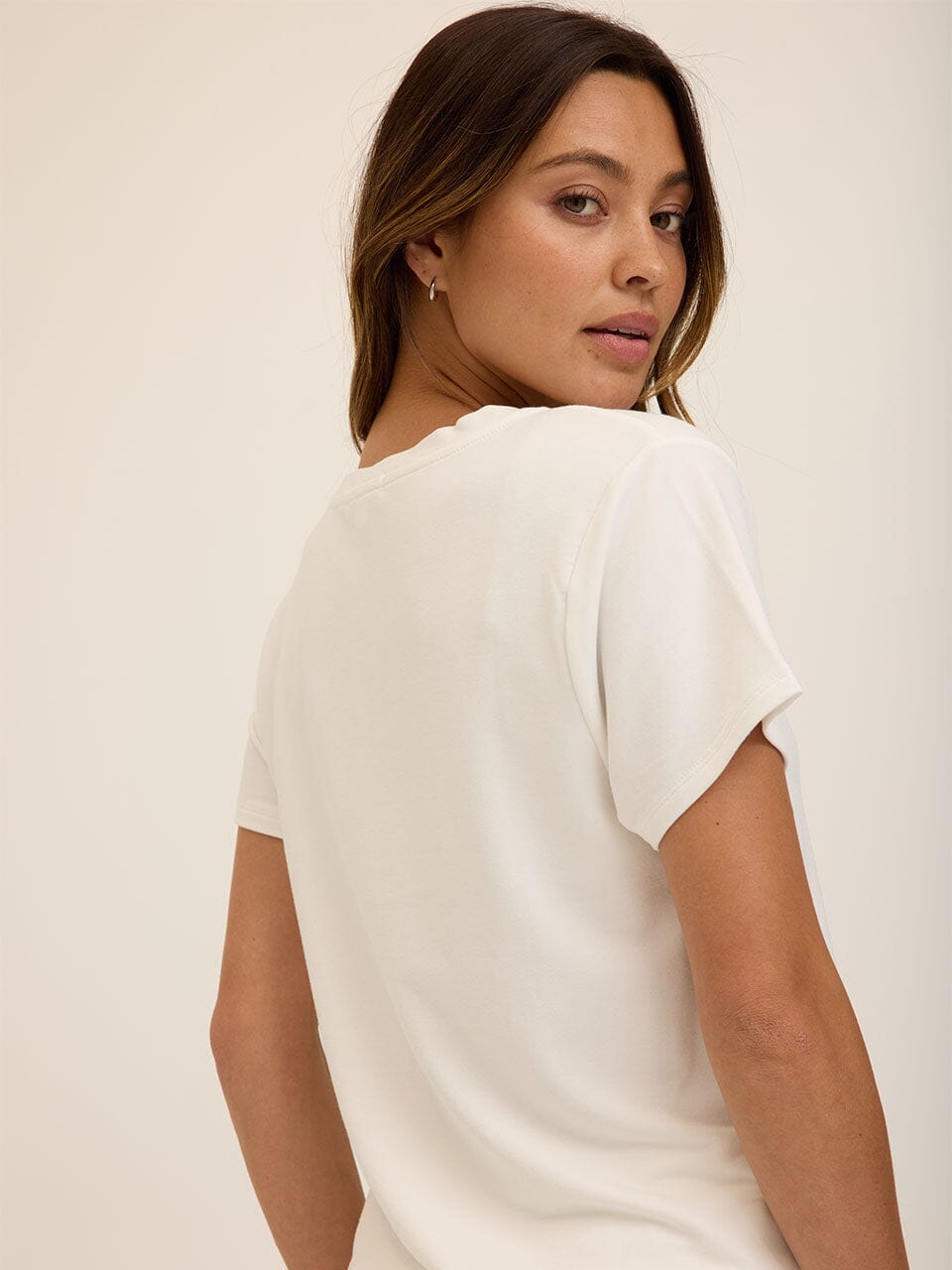Bettine Modal Terry V-Neck Tee