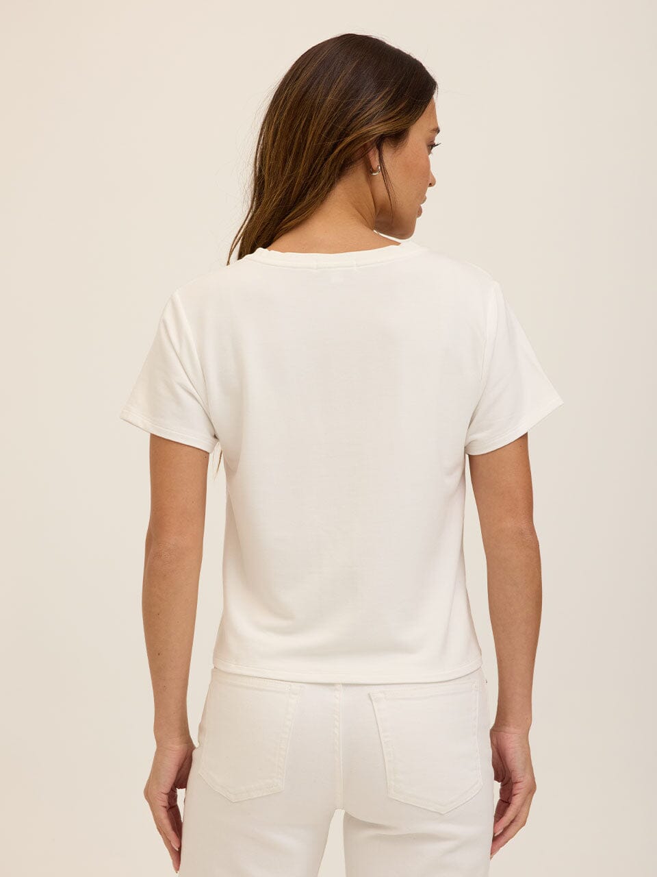 Bettine Modal Terry V-Neck Tee