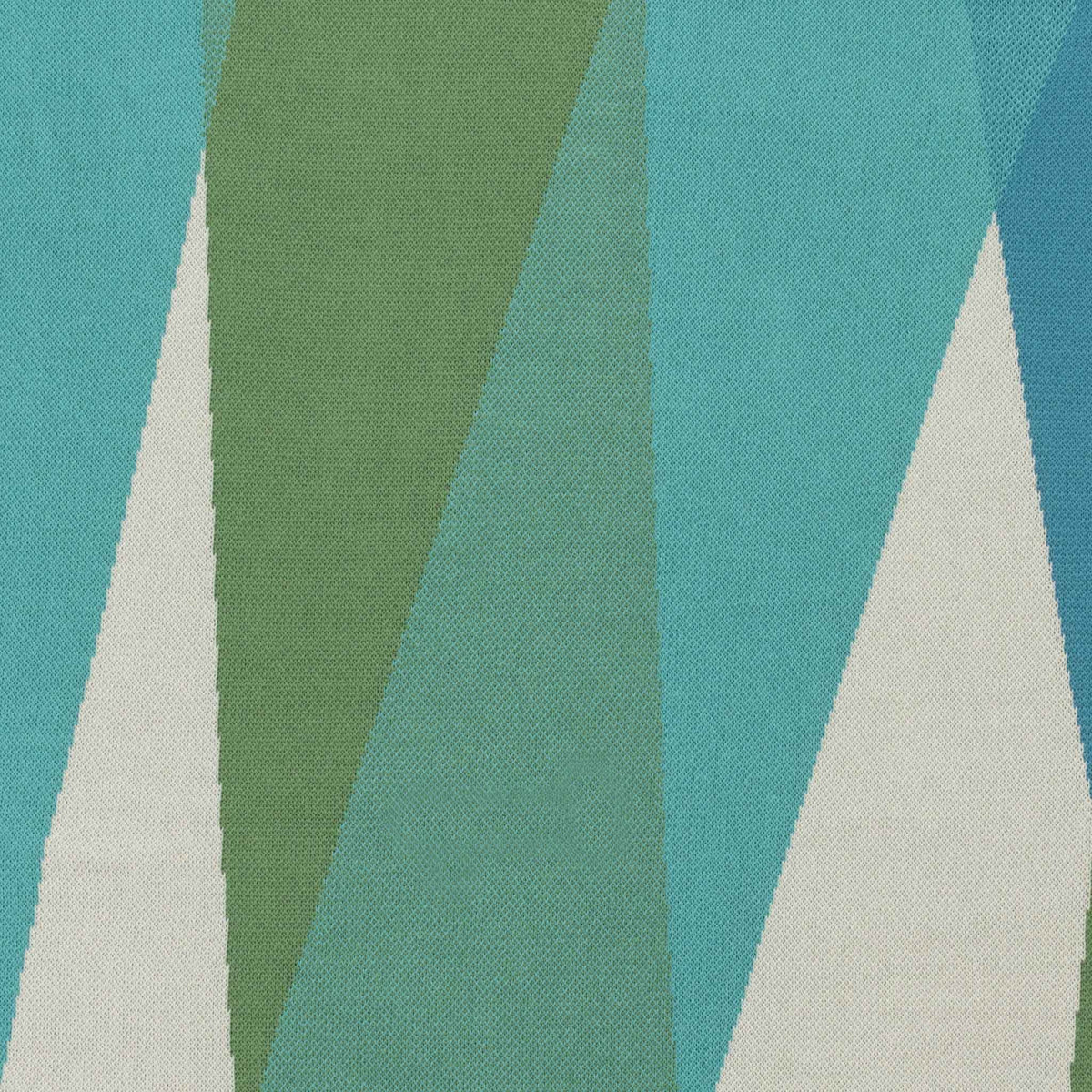 Poly Refractions - Indoor | Outdoor Sustainable Knit Modern Throw Blanket
