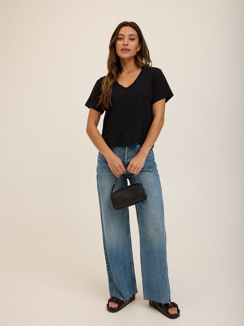 Bettine Modal Terry V-Neck Tee