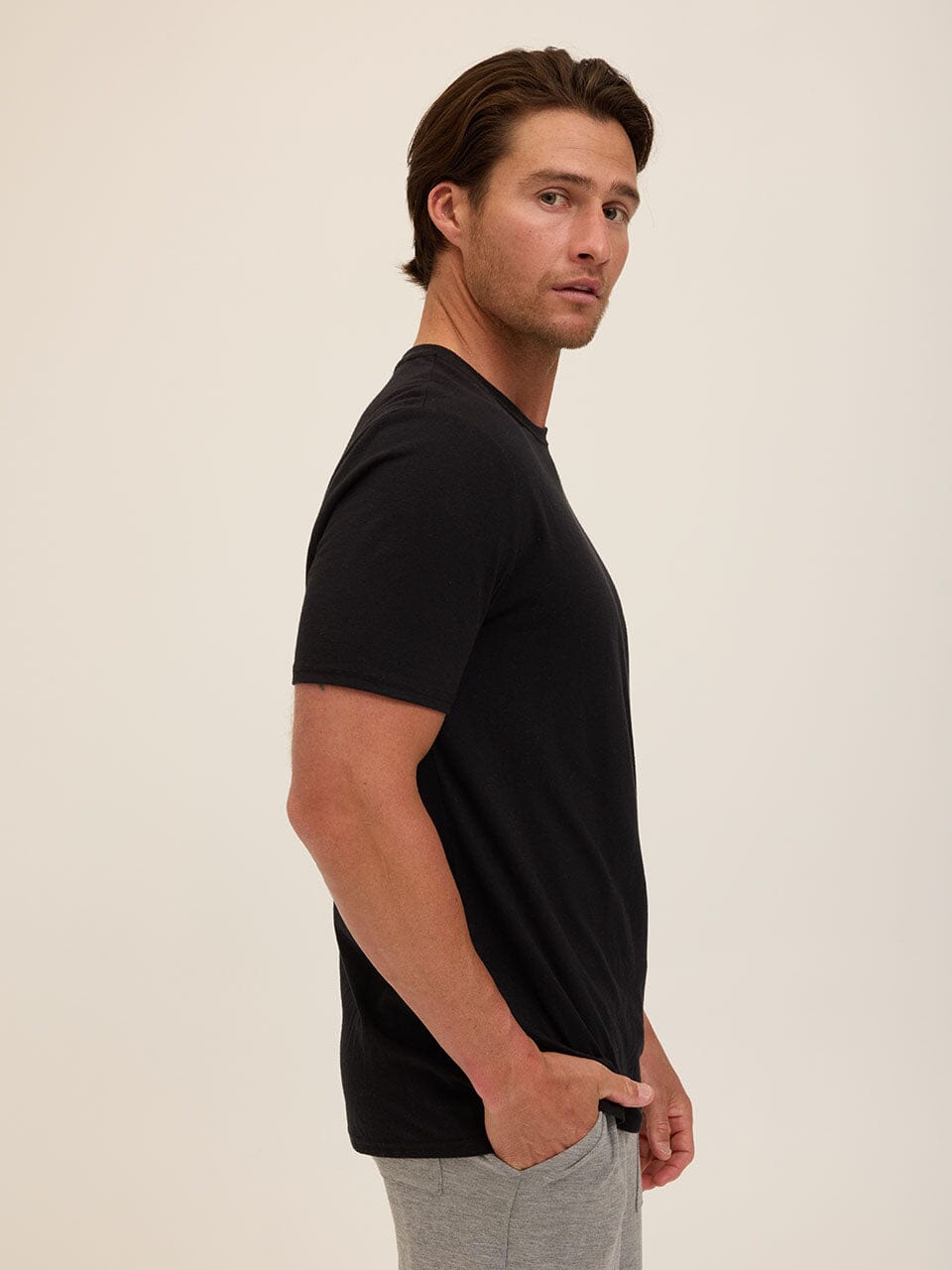 Triblend Crew Neck Tee