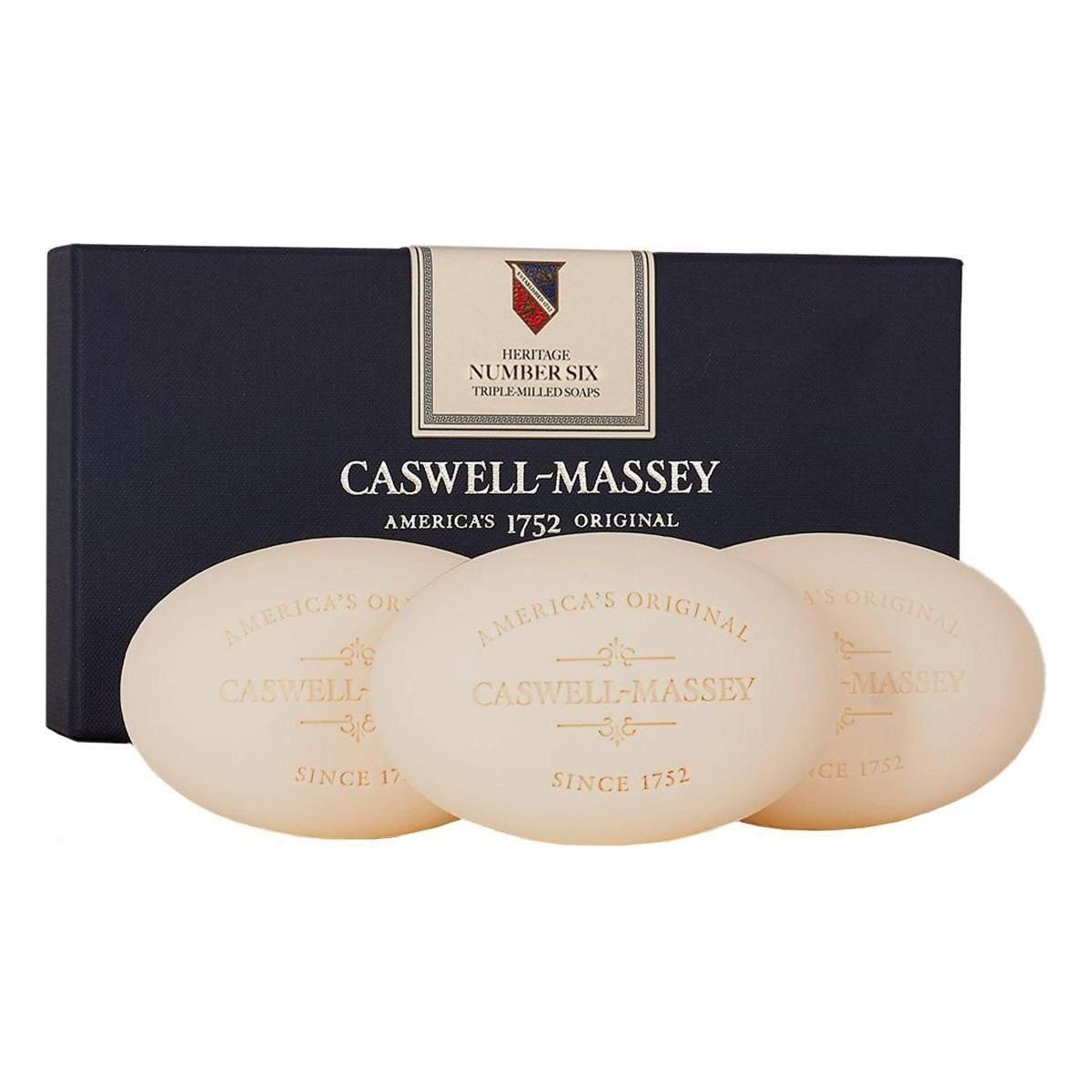 Caswell-Massey Bath Soap Box of Three 5.8 oz Each Bar Collection
