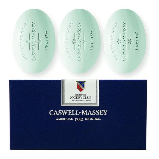 Caswell Massey Heritage Triple-Milled Bar Soaps Set of Three 5.8oz Collection