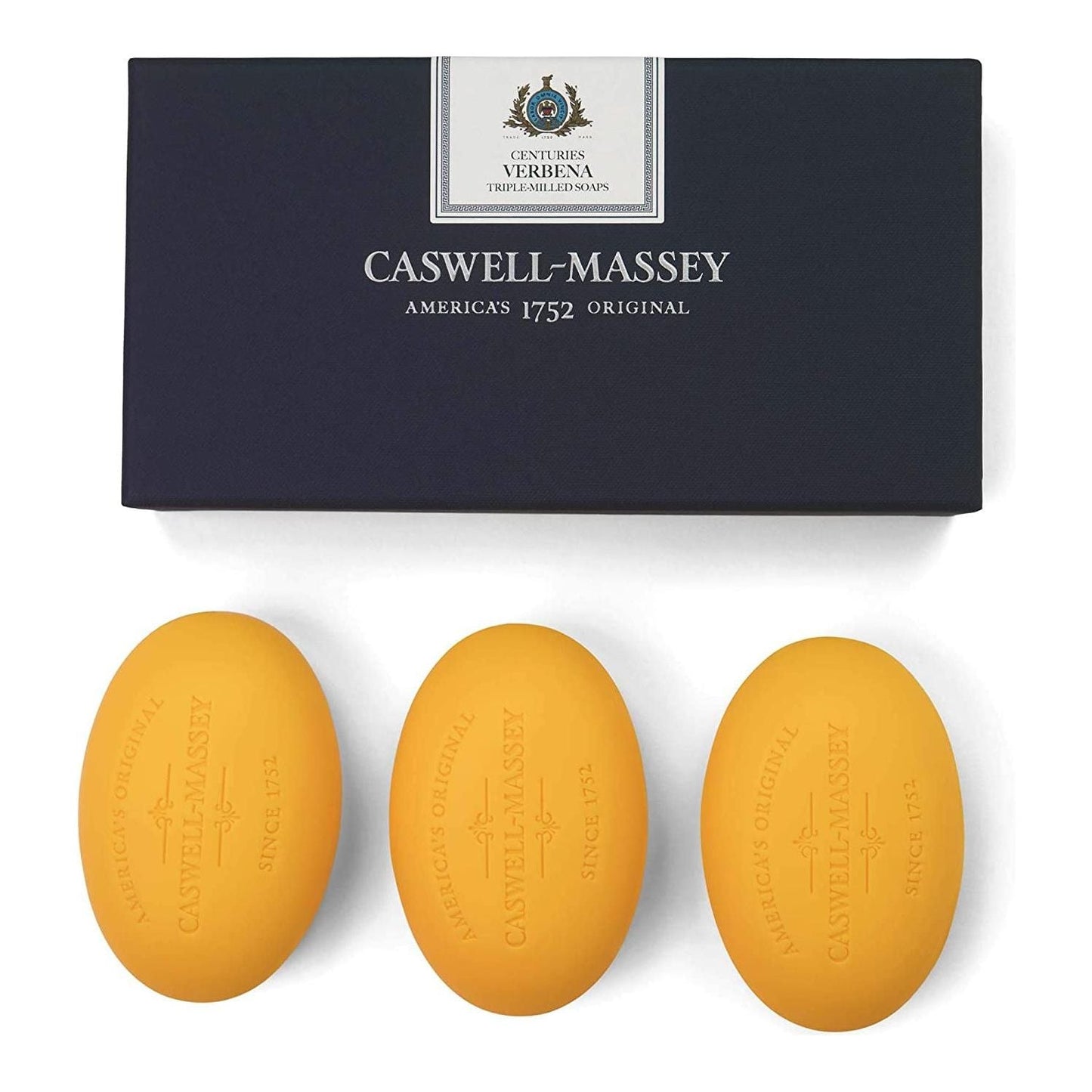 Caswell-Massey Centuries Bath Soap Set Box of Three 5.8 oz Bars Collection