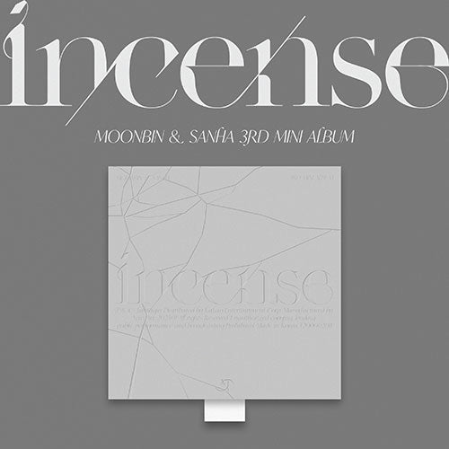 Astro Moonbin And Sanha 3rd Album  - Incense