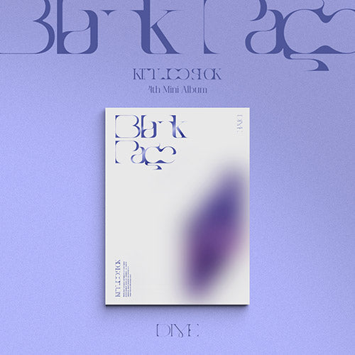 Kim Woo Seok  4th Mini Album - Blank Page