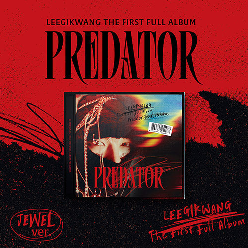 Lee Gikwang 1st Full Album - Predator (Jewel Version)