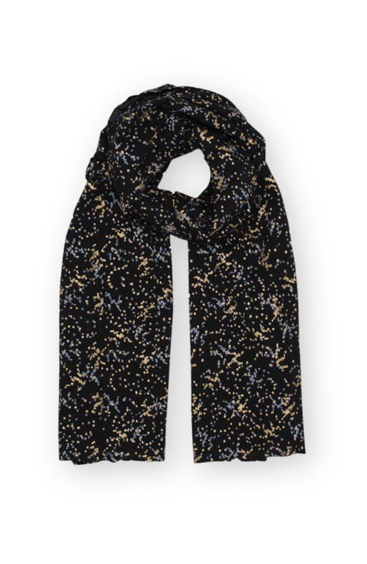 Splatter Dot Scarf - Organic Cotton