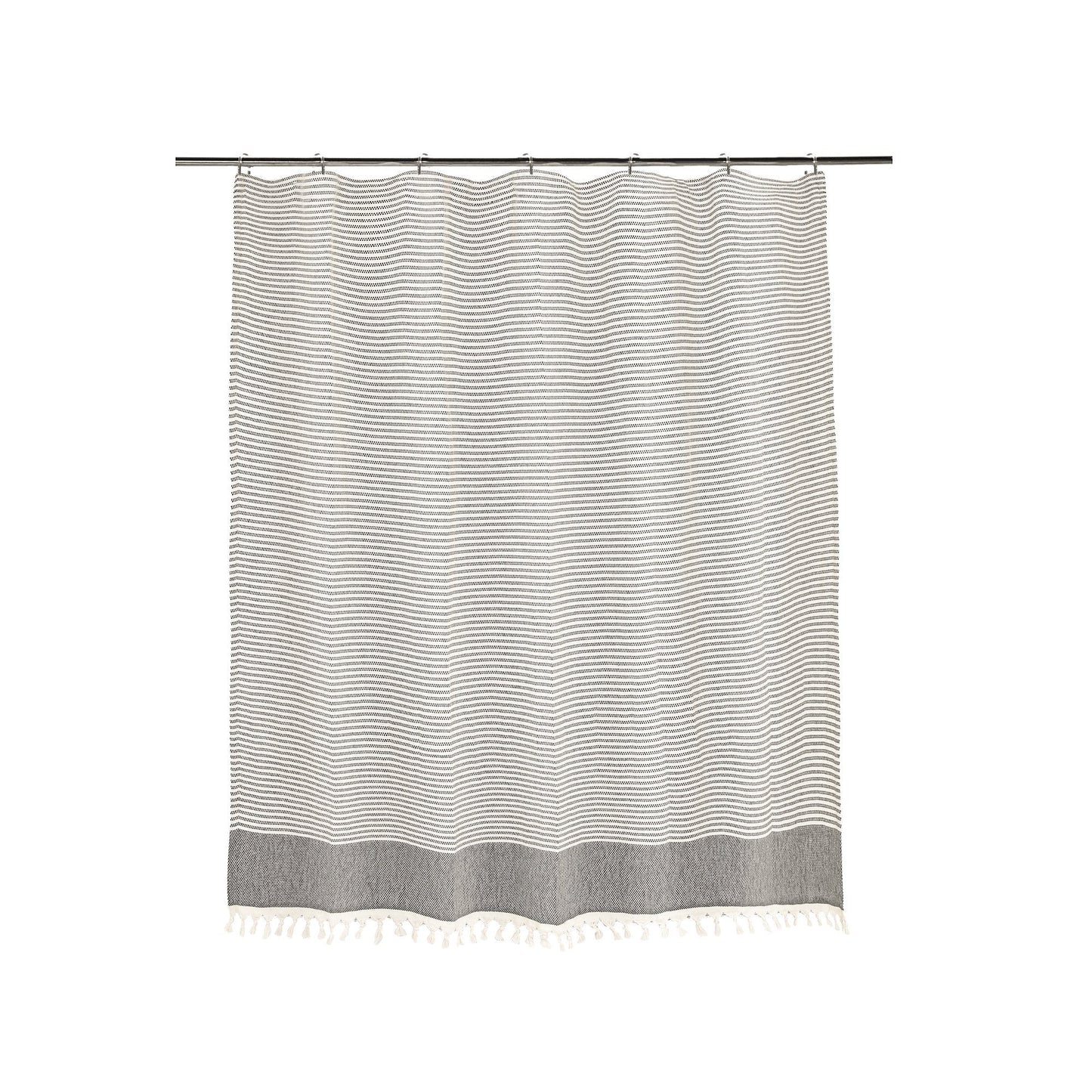 Zipper Shower Curtain