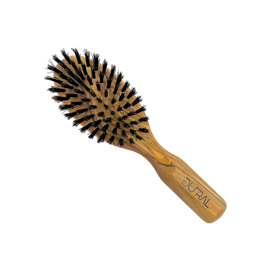 Dural Olive wood hair brush with boar bristles - 7 rows