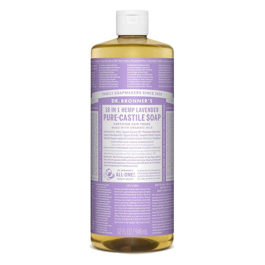 Dr. Bronner's Organic Pure Castile Liquid Soap Lavander 32 fl oz