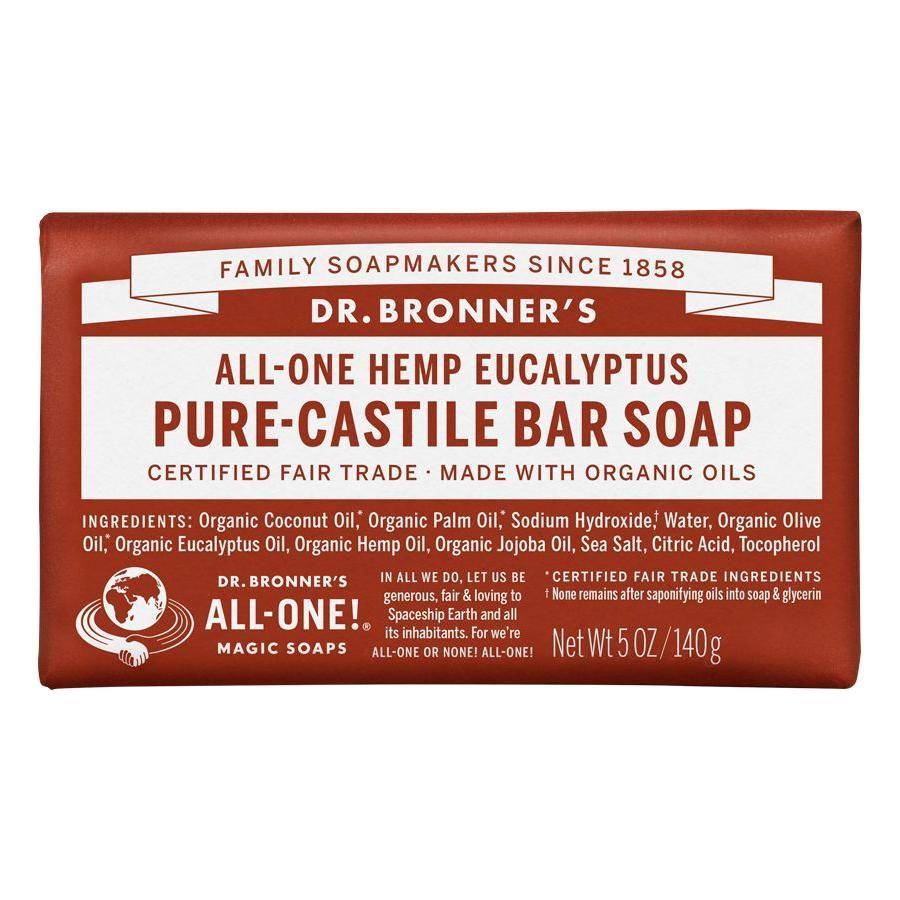 Dr. Bronner's Pure Castile Soap Bar Eucalyptus 5 oz