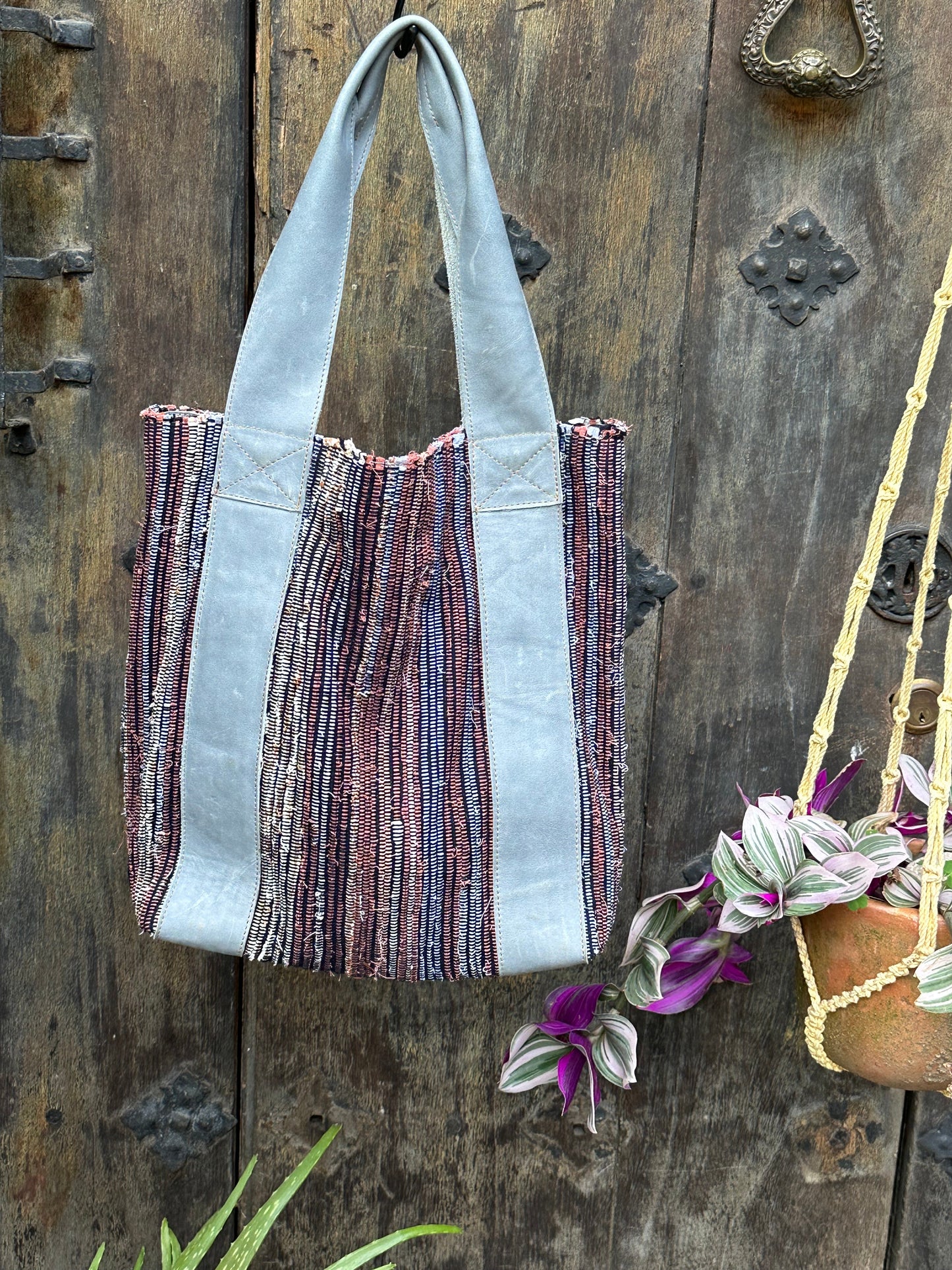 Wanderer Tote - Woven and Cemento